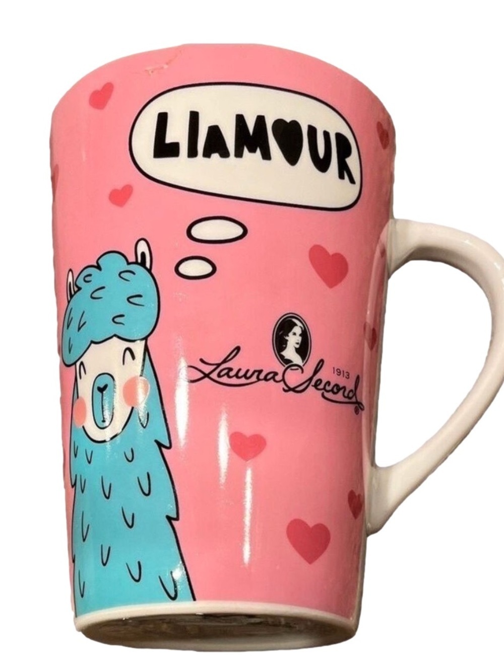 🛍️ 3/$30 or 2/$20 🛍️ Pink Llama Llamour Love Mug 16 oz Capacity